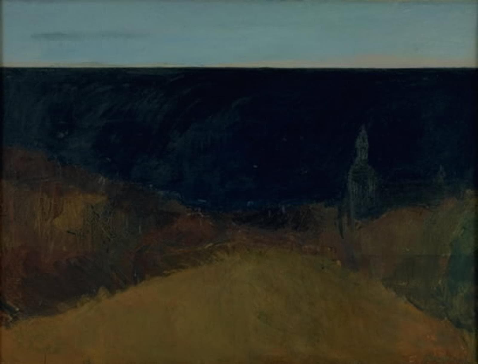 Artwork: Havet. Grå vinterdag by Niels Lergaard