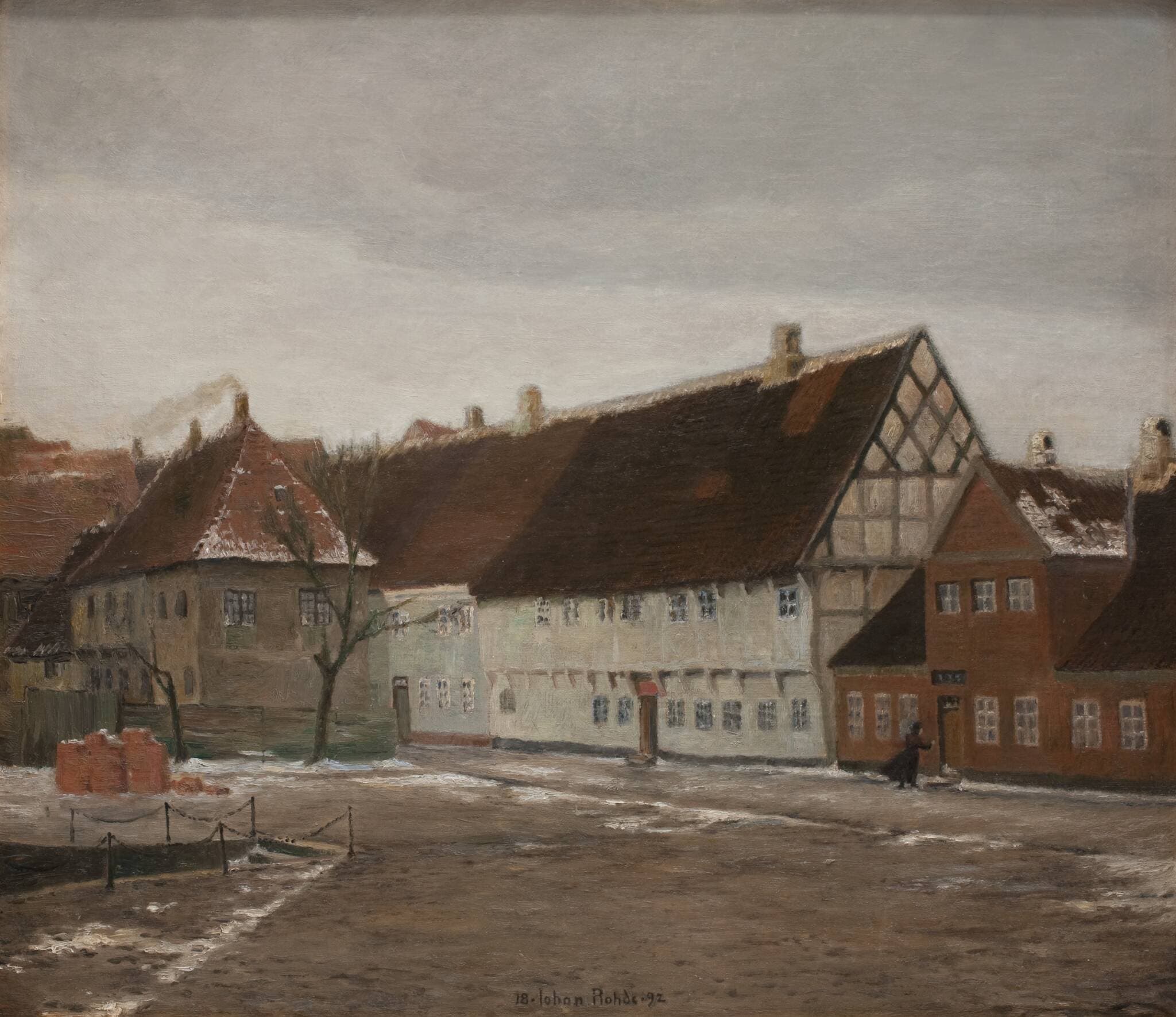 Artwork: Vinteraften i Ribe by Johan Rohde