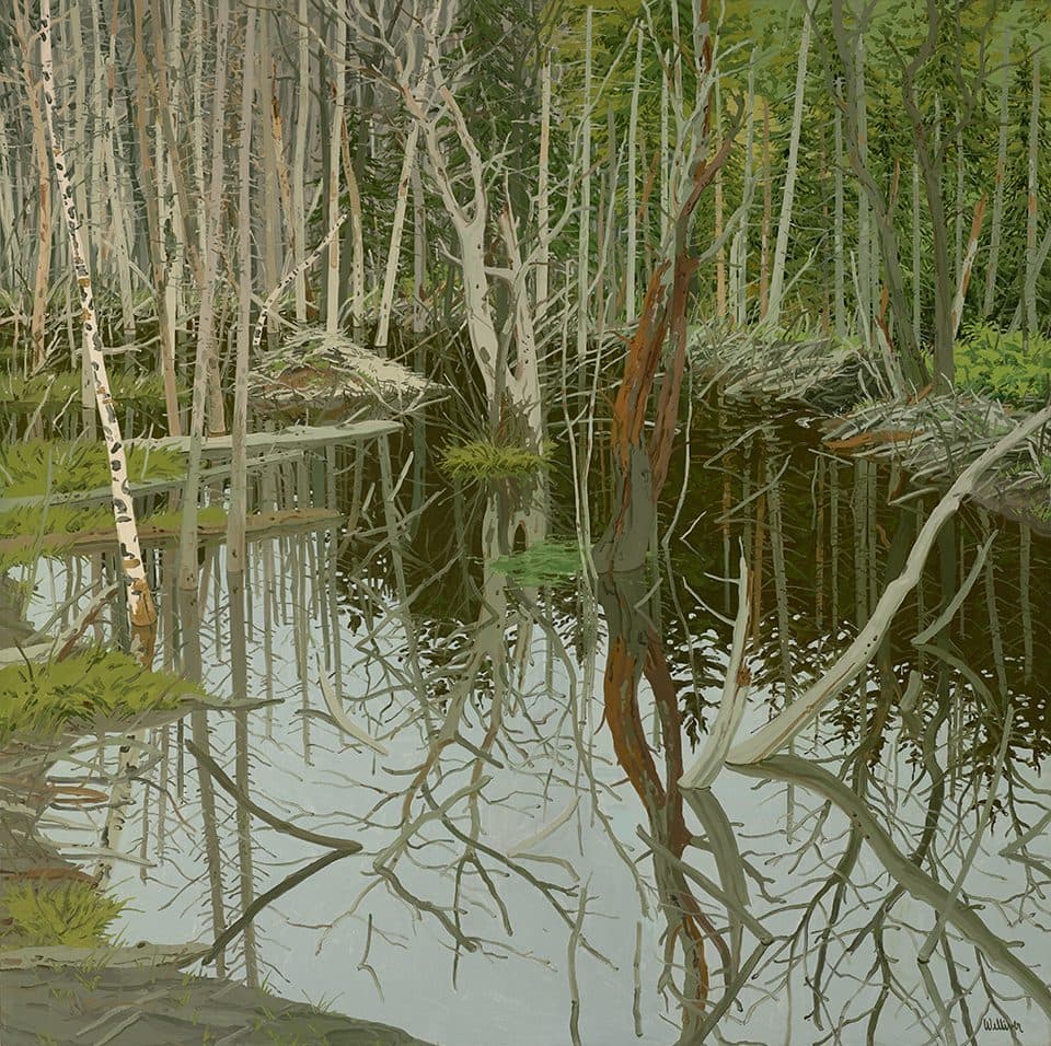 Artwork: Breached Beaver Dam by Neil Welliver