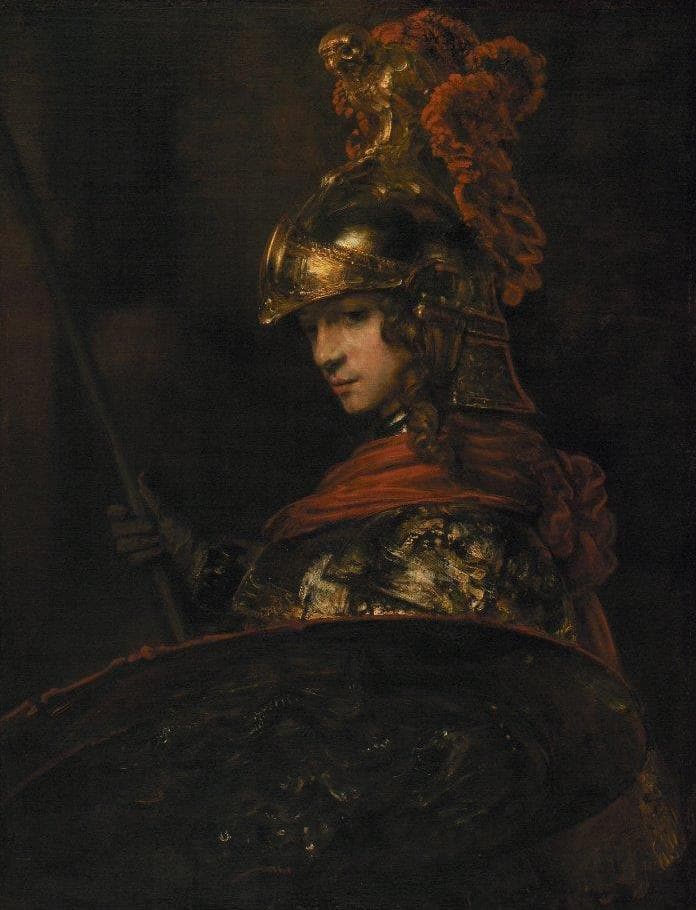 Artwork: Pallas Athena by Harmensz van Rijn Rembrandt